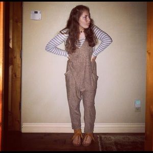 Cozy, loose knit jumpsuit